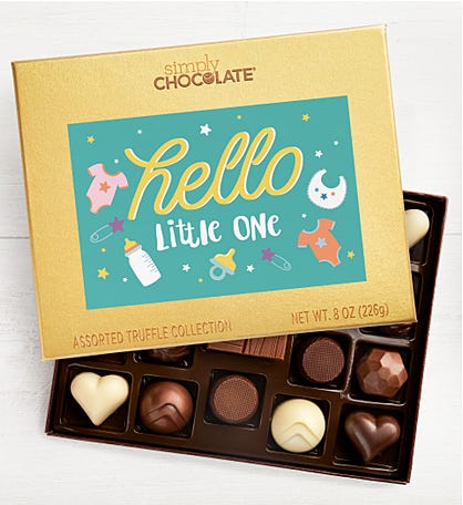 Hello Little One 19pc Chocolate Box